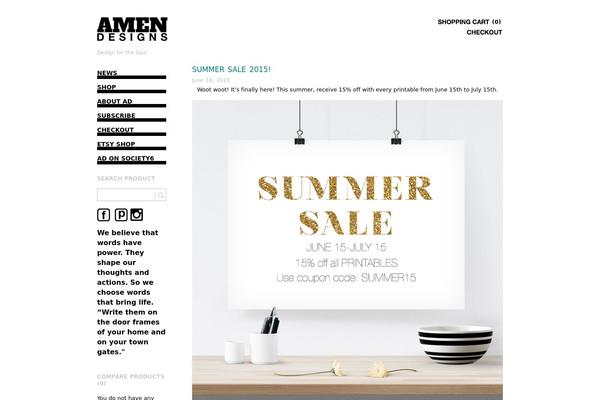 Oxygen theme site design template sample