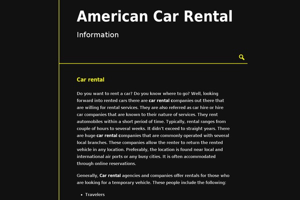 american-car-rental.com site used LifeLog