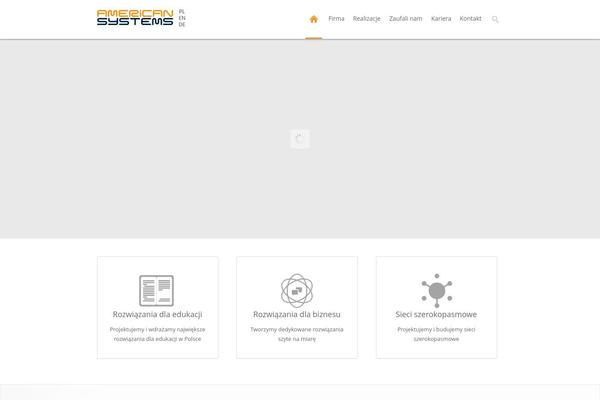 american-systems.pl site used Inovado