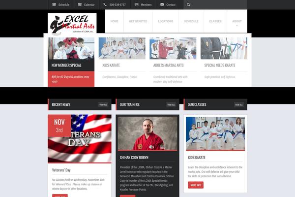 Fit Wp theme site design template sample
