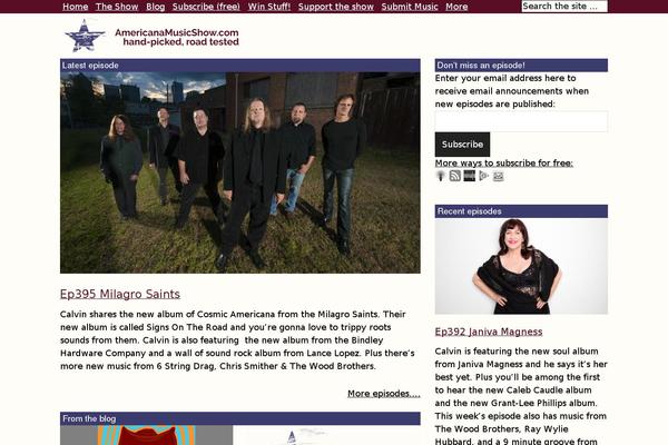 Site using Widgets on Pages plugin