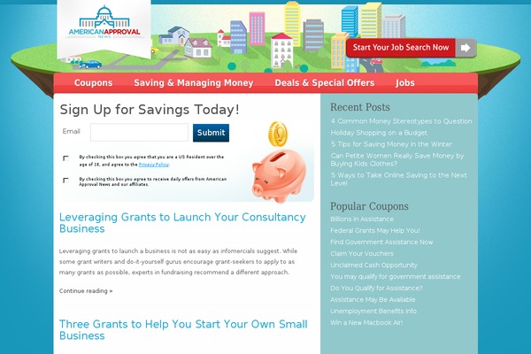 Clipper theme site design template sample