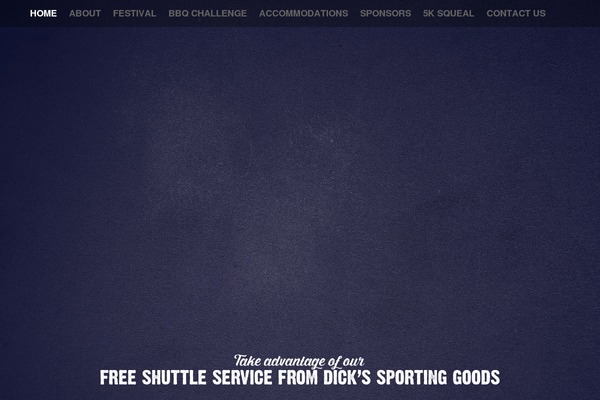 Fest theme site design template sample