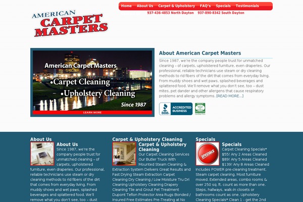 Metric theme site design template sample