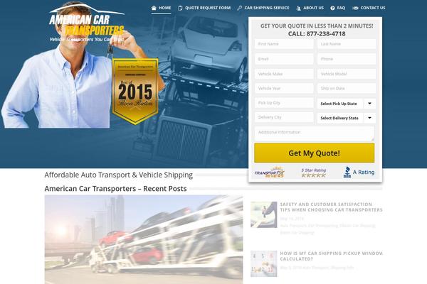 Jupiter theme site design template sample