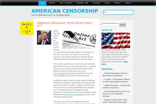 americancensorship.org site used Newsworthy