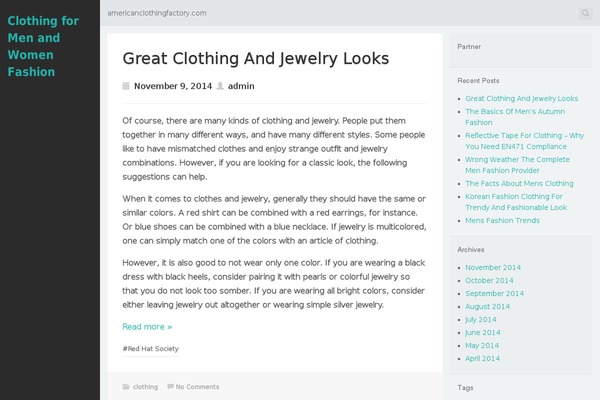 Hudson theme site design template sample