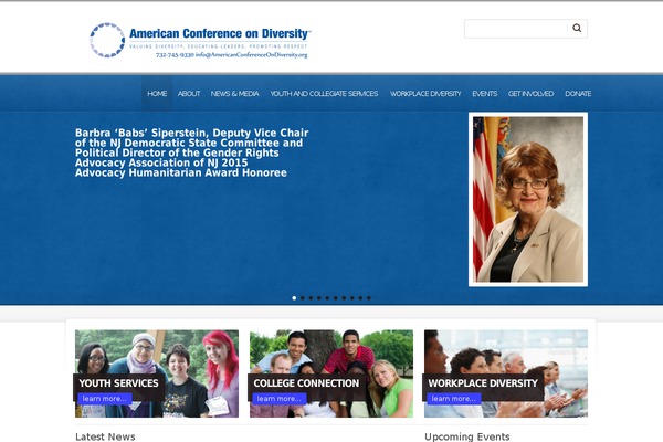 americanconferenceondiversity.org site used Churchope