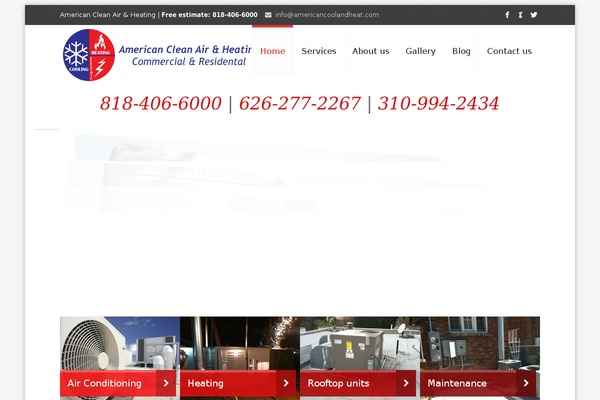 americancoolandheat.com site used Websites-depot