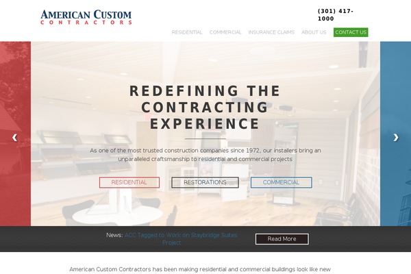 Acc theme site design template sample