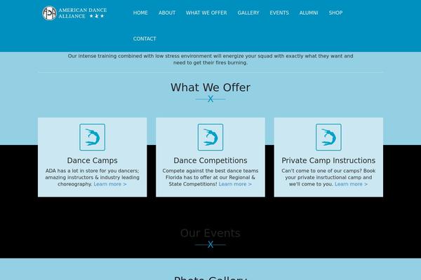 Rockon theme site design template sample