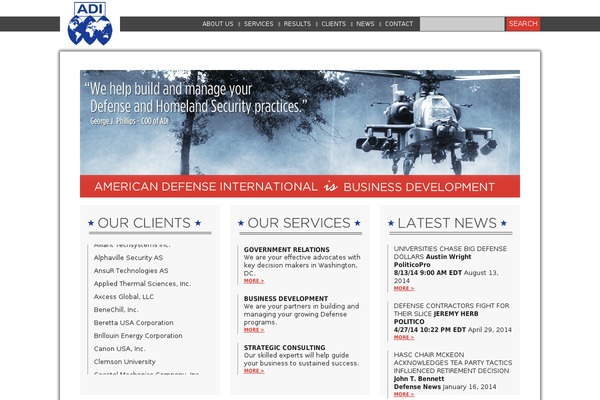 Adi theme site design template sample