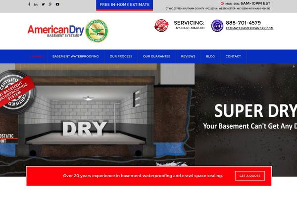 americandry.com site used Structure