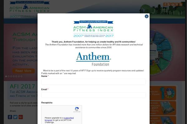 americanfitnessindex.org site used Make-child-theme