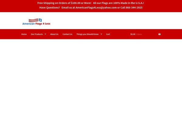 Storefront Child theme site design template sample