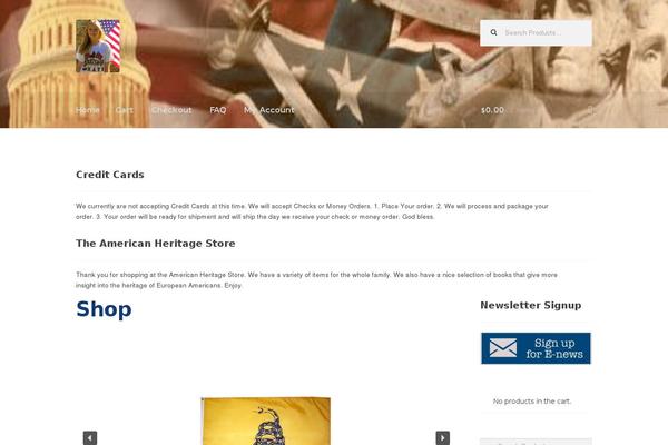 Storefront theme site design template sample