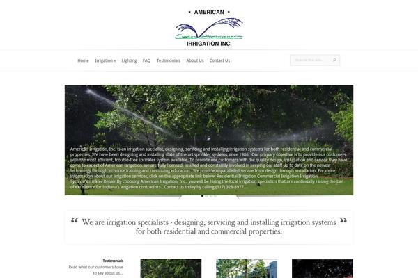 Evolution theme site design template sample