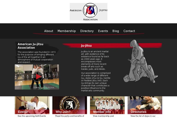 americanjujitsuassociation.org site used Aja