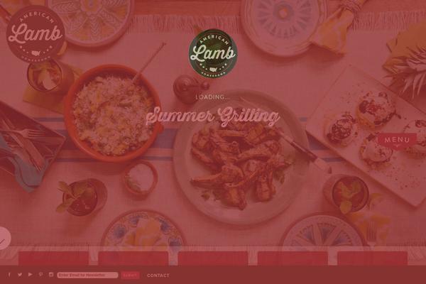 lamb theme websites examples