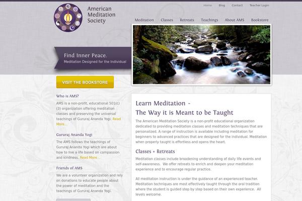 Ams theme site design template sample