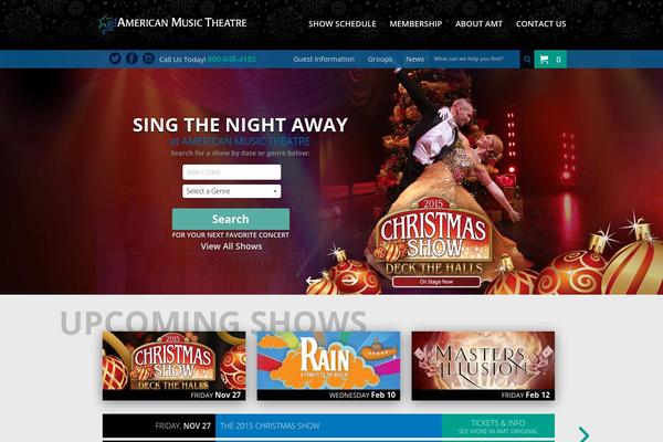 Amt theme site design template sample