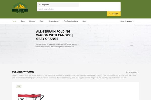 Besa theme site design template sample