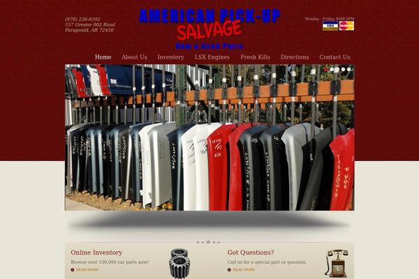 Hospitality theme site design template sample
