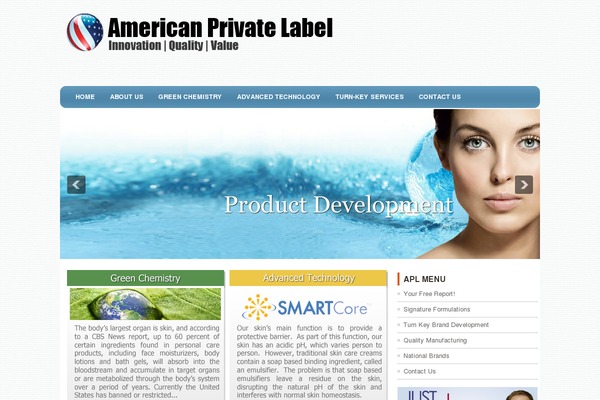 americanprivatelabel.com site used Ingrid