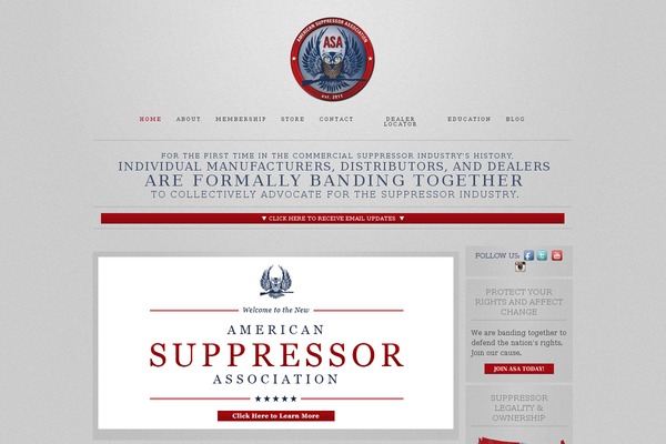 Asa theme site design template sample