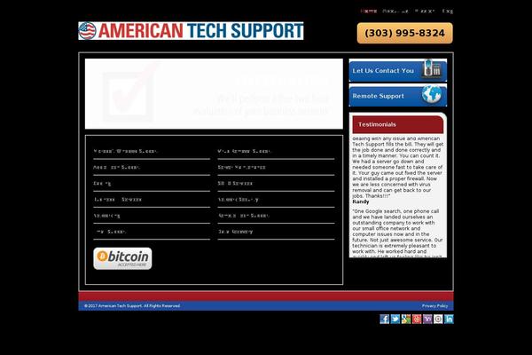 Ats theme site design template sample