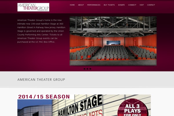 inFocus theme site design template sample