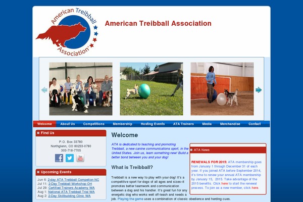 americantreibballassociation.org site used Ata2