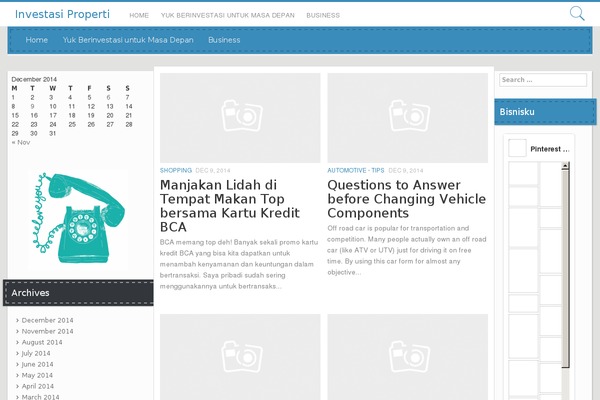 Times theme site design template sample