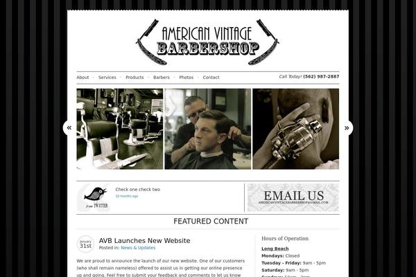 Atlantica theme site design template sample