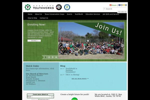 americanyouthworks.org site used Eldchildtheme