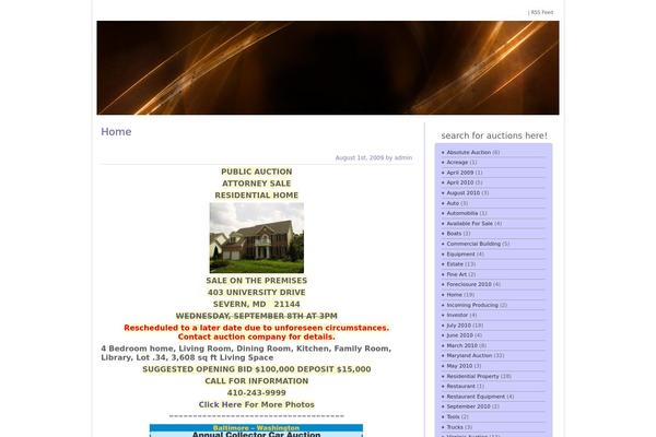 americasauctioneers.com site used Default Enhanced