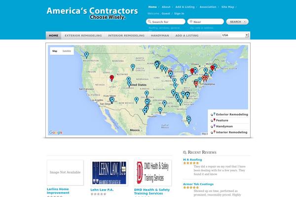GeoPlaces theme site design template sample