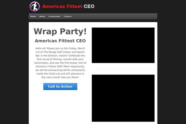 Responsive theme site design template sample