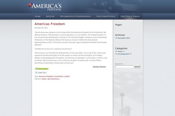 americasfreedom.com site used Af