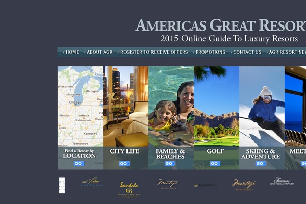 americasgreatresortsguide.com site used Theme1567