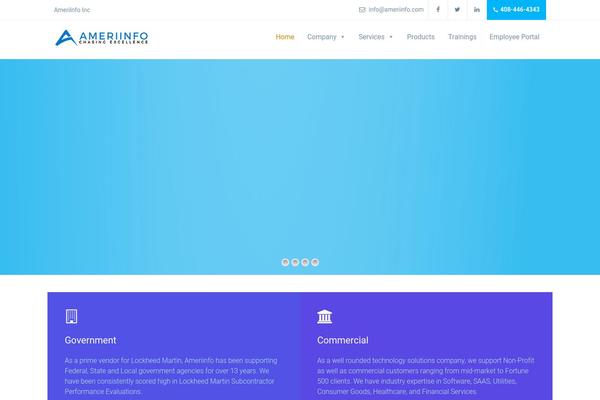 Digitalagency theme site design template sample