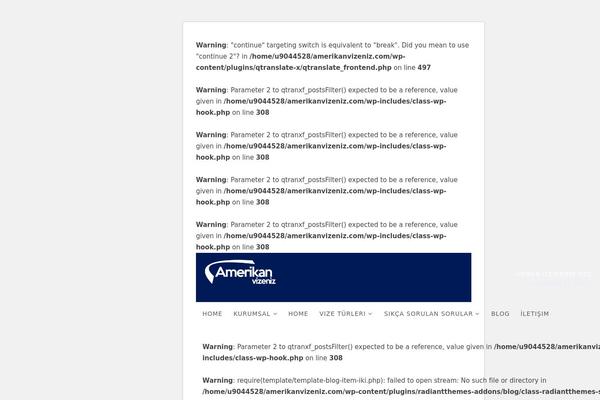 Site using Radiantthemes-mega-menu plugin