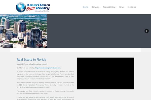 WP Residence theme site design template sample