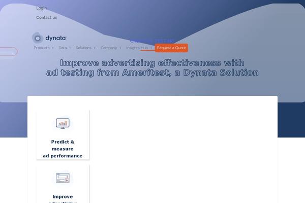 ameritest.com site used Dynata