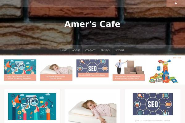 Oria theme site design template sample