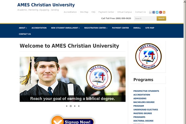 Academica Pro theme site design template sample