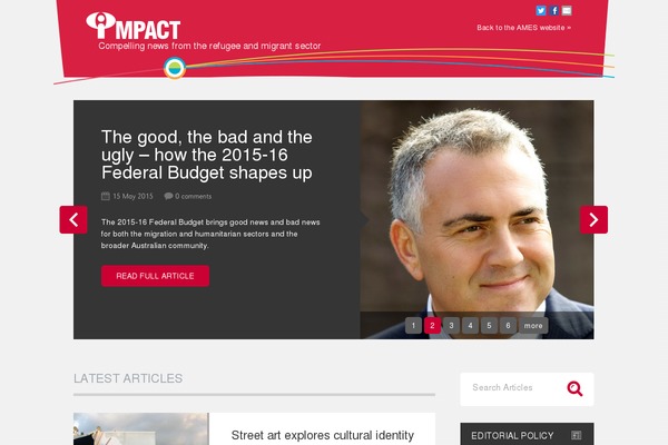 Site using Twiget Twitter Widget plugin