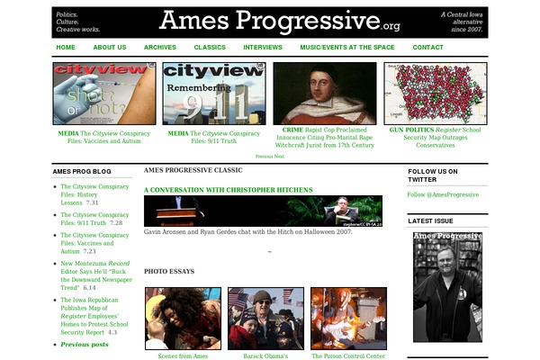 Cutline 3 Column Split theme site design template sample