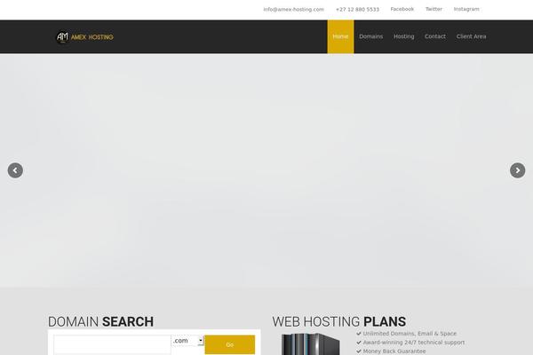 Foxuhost theme site design template sample