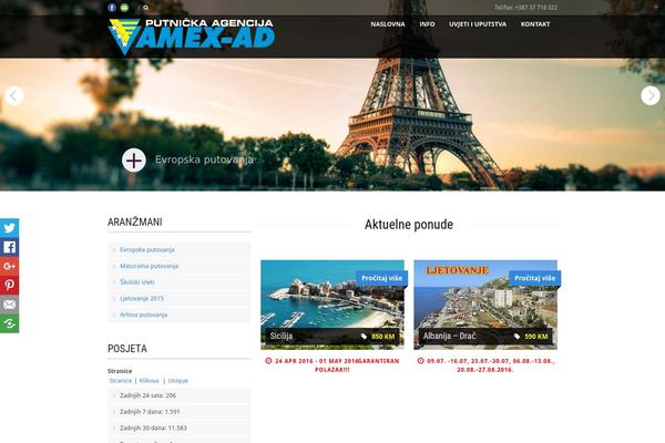 Tour Package v1.01 theme site design template sample